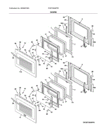 Doors parts for Frigidaire Wall Oven FGET3065PFE from AppliancePartsPros.com