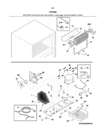 System parts for Kenmore Refrigerator 253.60319415 (25360319415, 253 60319415) from AppliancePartsPros.com