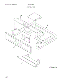 Control Panel parts for Frigidaire Wall Oven FFEW3025PSD from AppliancePartsPros.com