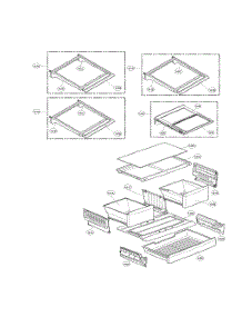 Refrigerator Parts parts for Kenmore Refrigerator 795.72493611 (79572493611, 795 72493611) from AppliancePartsPros.com