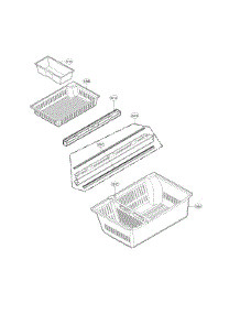 Freezer Parts parts for Kenmore Refrigerator 795.72493611 (79572493611, 795 72493611) from AppliancePartsPros.com
