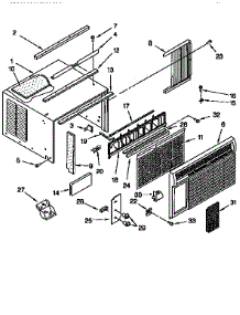 Cabinet parts for Kenmore Heat Pump System 106.77067790-AC (10677067790-AC, 106 77067790-AC) from AppliancePartsPros.com