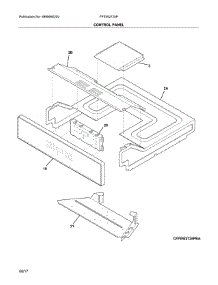 Control Panel parts for Frigidaire Wall Oven FFEW2725PWE from AppliancePartsPros.com