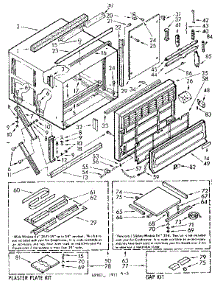 Cabinet Parts parts for Kenmore Heat Pump System 106.71040 (10671040, 106 71040) from AppliancePartsPros.com