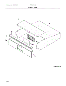 Control Panel parts for Frigidaire Wall Oven FFEW2415QWB from AppliancePartsPros.com
