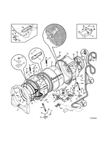 Motor / Tub parts for Frigidaire Washer FFFW5100PW0 from AppliancePartsPros.com