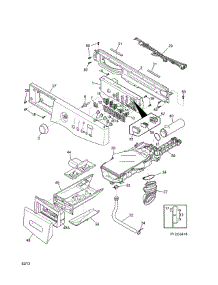 Control Panel parts for Frigidaire Washer FAFW3001LW2 from AppliancePartsPros.com