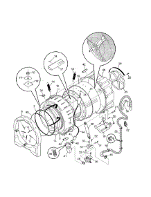 Motor / Tub parts for Frigidaire Washer FAFW3001LW2 from AppliancePartsPros.com