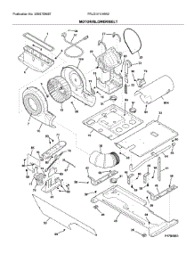 Motor / Blower / Belt parts for Frigidaire Washer Dryer Combo FFLG1011MW2 from AppliancePartsPros.com