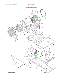 Motor / Blower / Belt parts for Frigidaire Washer Dryer Combo FFLE3900UW0 from AppliancePartsPros.com
