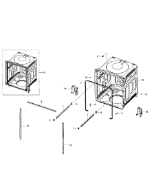 Tub Assy parts for Samsung Dishwasher DW7933LRASR/AA-01 from AppliancePartsPros.com