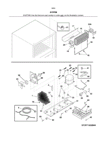 System parts for Kenmore Refrigerator 253.60505614 (25360505614, 253 60505614) from AppliancePartsPros.com