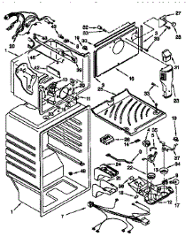 Liner parts for Kenmore Refrigerator 106.77861790 (10677861790, 106 77861790) from AppliancePartsPros.com