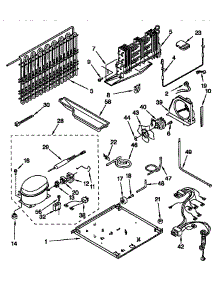 Unit parts for Kenmore Refrigerator 106.77868791 (10677868791, 106 77868791) from AppliancePartsPros.com