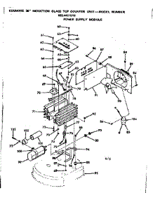 Power Supply Module parts for Kenmore Cooktop 103.4407910 (1034407910, 103 4407910) from AppliancePartsPros.com