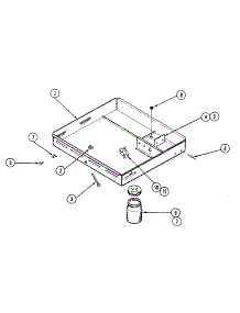 Burner Box parts for Kenmore Cooktop 223.04 / 1988 (22304 / 1988, 223 04 / 1988) from AppliancePartsPros.com