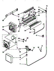 Icemaker parts for Kenmore Refrigerator 106.77868790 (10677868790, 106 77868790) from AppliancePartsPros.com