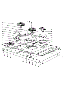 Cooktop parts for Kenmore Cooktop 101.43729 (10143729, 101 43729) from AppliancePartsPros.com