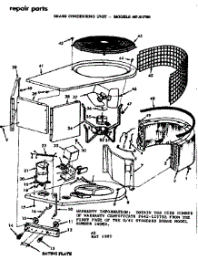 Unit Parts parts for Kenmore Heat Pump System 867.813790 (867813790, 867 813790) from AppliancePartsPros.com