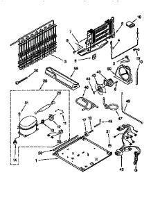 Unit parts for Kenmore Refrigerator 106.67038791 (10667038791, 106 67038791) from AppliancePartsPros.com