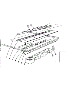 Switch Section parts for Kenmore Cooktop 101.41755 (10141755, 101 41755) from AppliancePartsPros.com