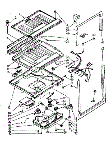 Compartment Separator And Control parts for Kenmore Refrigerator 106.6748641 (1066748641, 106 6748641) from AppliancePartsPros.com