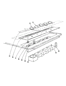 Switch Section parts for Kenmore Cooktop 101.41738 (10141738, 101 41738) from AppliancePartsPros.com