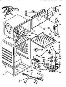 Liner parts for Kenmore Refrigerator 106.67032791 (10667032791, 106 67032791) from AppliancePartsPros.com
