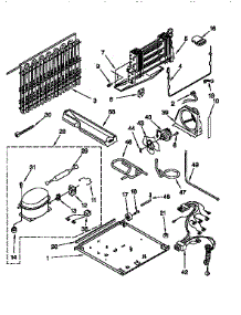 Unit parts for Kenmore Refrigerator 106.67032791 (10667032791, 106 67032791) from AppliancePartsPros.com