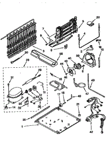 Unit parts for Kenmore Refrigerator 106.67181790 (10667181790, 106 67181790) from AppliancePartsPros.com