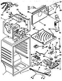 Liner Part parts for Kenmore Refrigerator 106.67181790 (10667181790, 106 67181790) from AppliancePartsPros.com