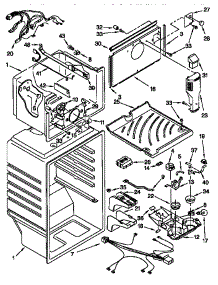 Liner parts for Kenmore Refrigerator 106.67181791 (10667181791, 106 67181791) from AppliancePartsPros.com