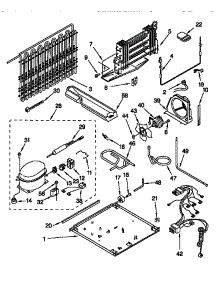 Unit parts for Kenmore Refrigerator 106.67188791 (10667188791, 106 67188791) from AppliancePartsPros.com