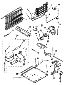 Unit parts for Kenmore Refrigerator 106.67067791 (10667067791, 106 67067791) from AppliancePartsPros.com