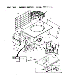 Non-Functional Replacement Parts parts for Kenmore Heat Pump System 867.821044 (867821044, 867 821044) from AppliancePartsPros.com