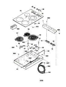 Replacement Parts parts for Kenmore Cooktop 911.42675991 (91142675991, 911 42675991) from AppliancePartsPros.com