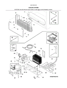 Cooling System parts for Kenmore Refrigerator 253.70423418 (25370423418, 253 70423418) from AppliancePartsPros.com