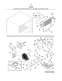 System parts for Kenmore Refrigerator 253.70303611 (25370303611, 253 70303611) from AppliancePartsPros.com