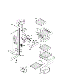 Refrigerator Compartment Parts parts for Kenmore Water Heater 31006 from AppliancePartsPros.com