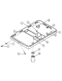 Burner Box parts for Kenmore Cooktop 223.08 / 1988 (22308 / 1988, 223 08 / 1988) from AppliancePartsPros.com