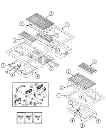 Top Assembly parts for Kenmore Cooktop 223.09 / 1988 (22309 / 1988, 223 09 / 1988) from AppliancePartsPros.com