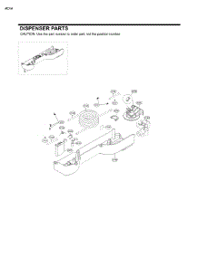 Dispenser Parts parts for Kenmore Refrigerator 795.79433217 (79579433217, 795 79433217) from AppliancePartsPros.com