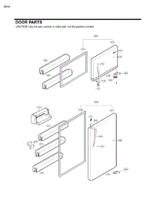 Door Parts parts for Kenmore Refrigerator 795.79433217 (79579433217, 795 79433217) from AppliancePartsPros.com