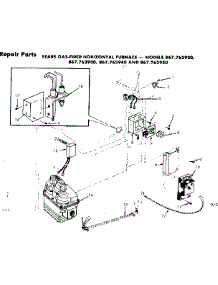 Sensor, Igniter And Controls parts for Kenmore Furnace 867.762920 (867762920, 867 762920) from AppliancePartsPros.com