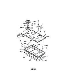 Top parts for Kenmore Cooktop 911.33289091 (91133289091, 911 33289091) from AppliancePartsPros.com