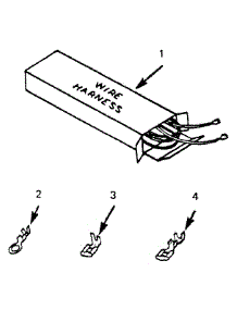 Wire Harnesses And Components parts for Kenmore Cooktop 911.4398611 (9114398611, 911 4398611) from AppliancePartsPros.com