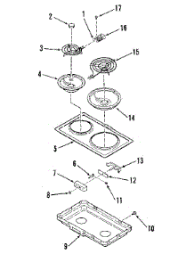 Opt Elec Coil Mod Kit 4998520 / 4998620 parts for Kenmore Cooktop 911.4398611 (9114398611, 911 4398611) from AppliancePartsPros.com