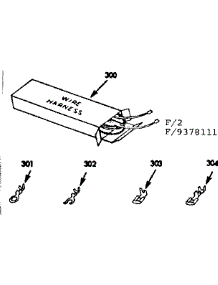 Wire Harnesses And Components parts for Kenmore Cooktop 911.9378111 (9119378111, 911 9378111) from AppliancePartsPros.com
