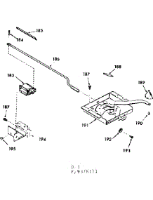 Power Lock Section parts for Kenmore Cooktop 911.9378111 (9119378111, 911 9378111) from AppliancePartsPros.com