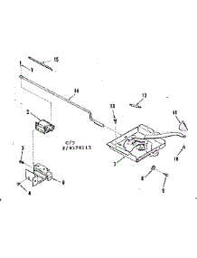 Power Lock Section parts for Kenmore Cooktop 911.9378113 (9119378113, 911 9378113) from AppliancePartsPros.com